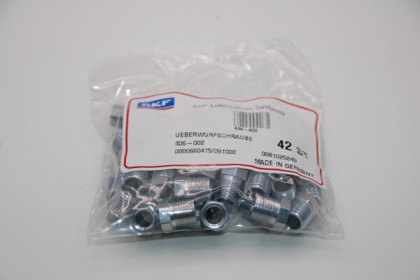 SKF 406-002 Überwurfschraube 42 Stück