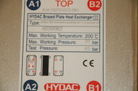HYDAC HEXS610-40/A1,A2,B1,B2G1"-C1,C2,D1,D21/4" Plattenwärmetauscher