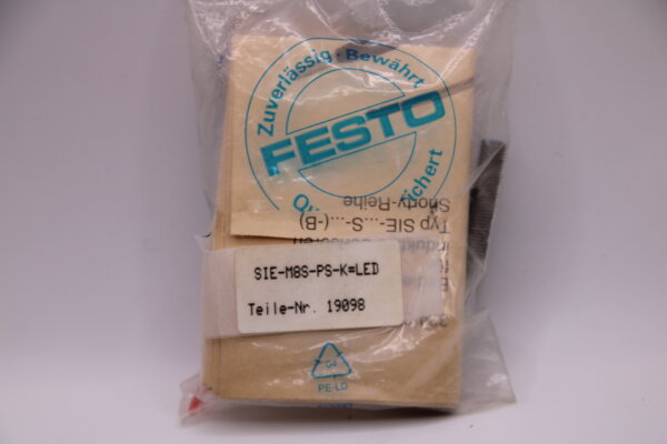 FESTO SIE-M8S-PS-K-LED-(19098) Induktiver-Sensor