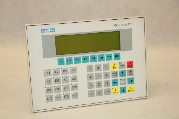 SIEMENS COROS OP15 6AV3515-1MA22-1AA0 Operator Panel