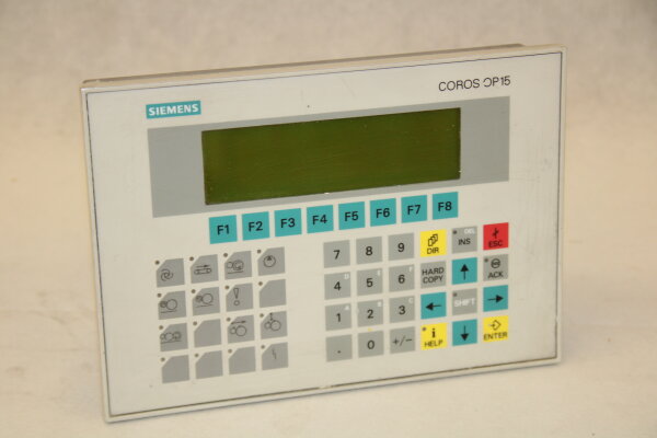 SIEMENS COROS OP15 6AV3515-1MA22-1AA0 Operator Panel