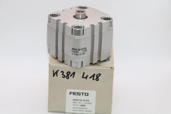FESTO AEVU-50-10-PA-(156960) Kurzhubzylinder