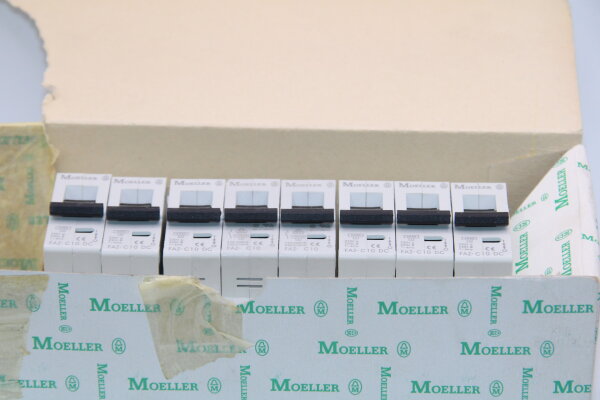 MOELLER FAZ-C10 DC 6KA Leitungsschalter (8 Stück)