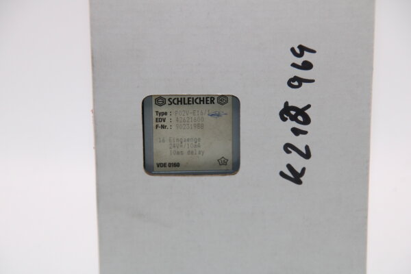 SCHLEICHER P02V-E16/1 Eingangsmodul