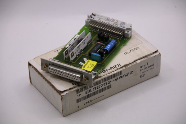 SIEMENS 6ES5752-0AA22 Schnittstellenmodul