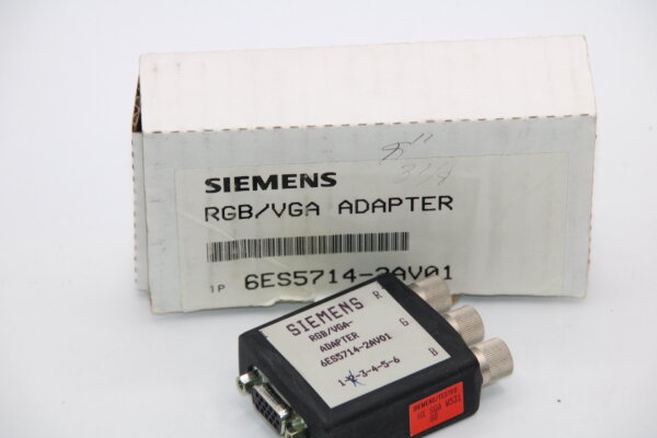 SIEMENS 6ES5714-2AV01 RGB/VGA Adapter
