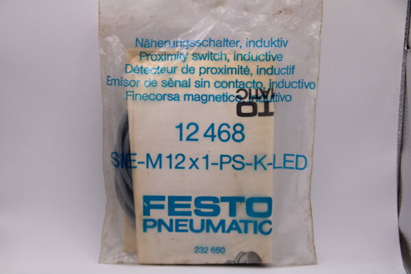 FESTO SIE-M12x1-PS-K-LED-(12468) Näherungsschalter