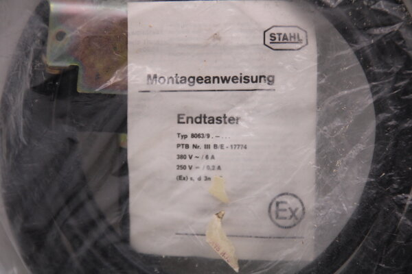 R.STAHL 8063/9 Endtaster