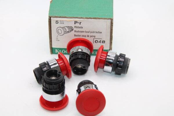 MOELLER Drucktaster pilztaster P-r  rot (5Stück)