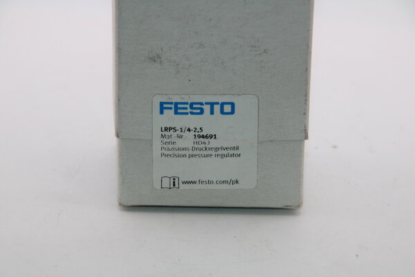 FESTO Druckregelventil LRPS-1/4-2,5 (194691)