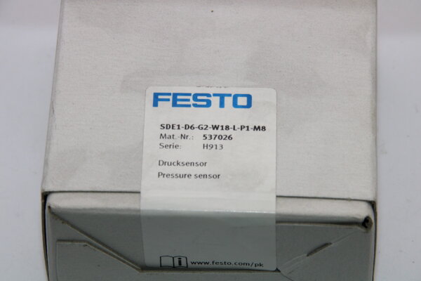 FESTO Drucksensor SDE1-D6-G2-W18-L-P1-M8 (537026)