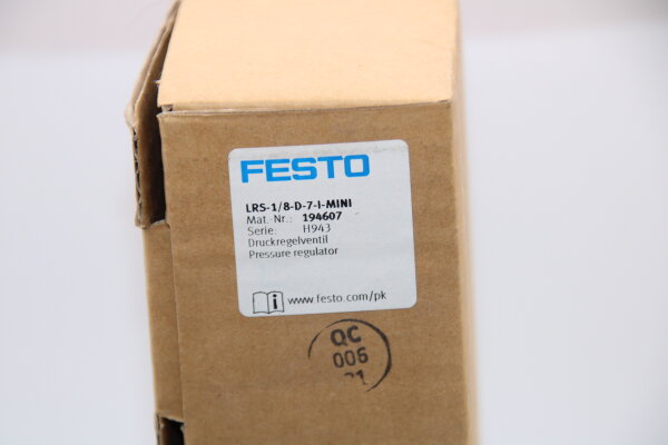 FESTO Druckregelventil LRS-1/8-D-7-I-MINI (194607)