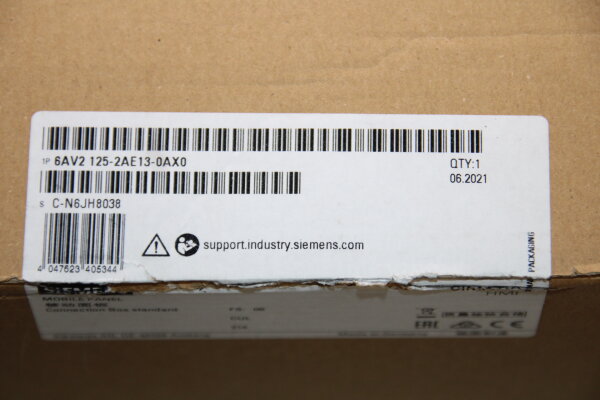 SIEMENS Anschlussbox 6AV2 125-2AE13-0AX0 C-N6JH8039