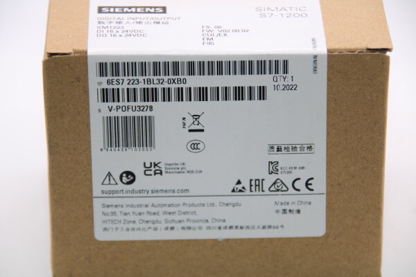SIEMENS SM1223 Digital Input/Output Modul 6ES7 233-1BL32-0XB0