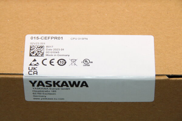YASKAWA/VIPA CPU 015PN 015-CEFPR01 02V23.001
