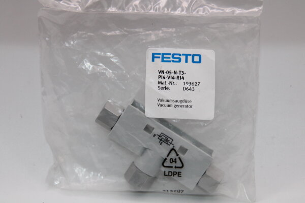 FESTO Vakuumsaugdüse VN-05-N-T3-PI4-VI4-RI4 (193627)