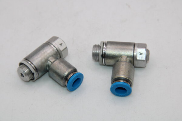 FESTO Drossel-Rückschlagventil GLRA-1/8-QS-6-D (193144) 2 Stück