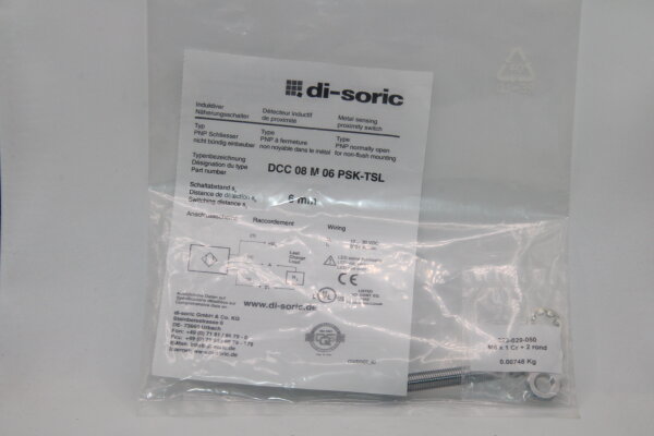 DI-SORIC DCC 08 M 06 PSLK-TSL Induktiver Näherungsschalter