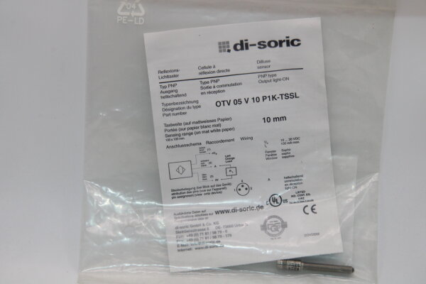 DI-SORIC OTV 05 V 10 P1K-TSSL Reflexions-Lichttaster