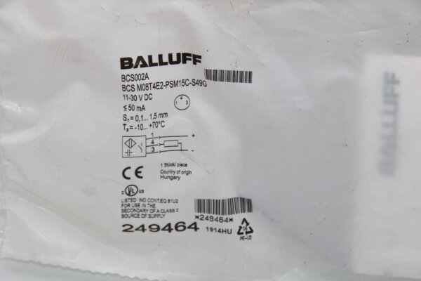 BALLUFF BCS002A Kapazitiver-Sensor