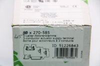 WAGO 270-585 3-Leiter-Aktorklemme 45 Stück