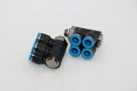 FESTO QSLV4-G1/8-8 Mehrfachverteiler 186246 2 Stück