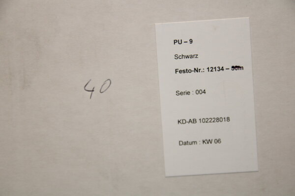 FESTO PU-9 12134 Pneumatikschlauch 40 meter