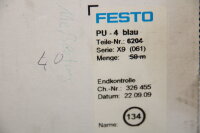 FESTO PU-4 blau 6204 Pneumatikschlauch 40 meter