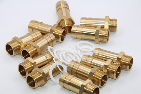 BZO G1/2" Schlauchstutzen N-1/2-19 12 Stück