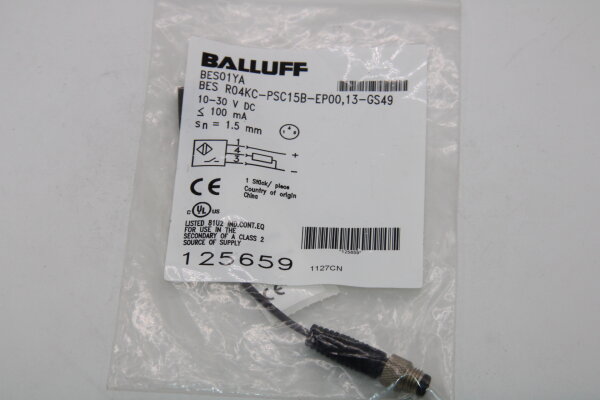 BALLUFF BES-R04KC-PSC15B-EP00,13-GS49 125659 Induktiver-Sensor