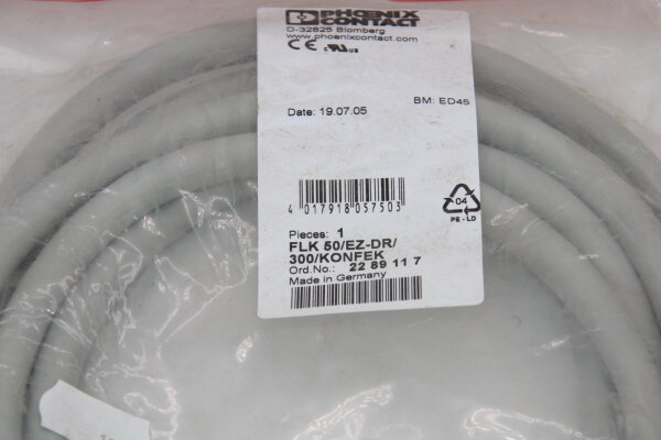 PHOENIX CONTACT FLK50/EZ-DR/300/KONFEK Rundkabel