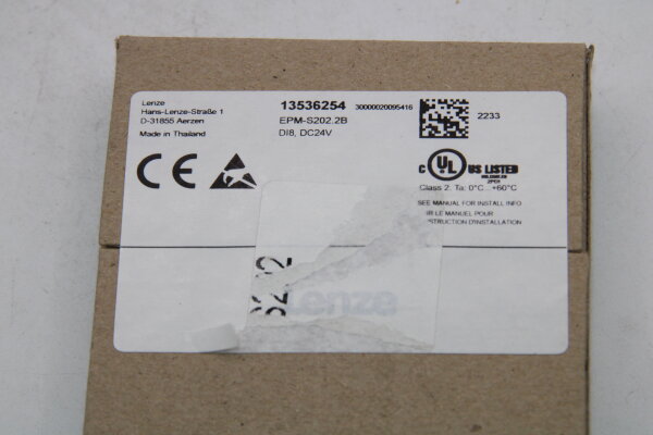 LENZE 13536254 EPM-S202.2B Eingangsmodul