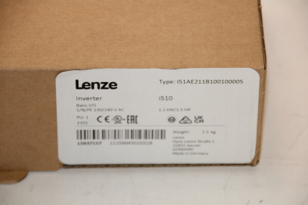 Lenze I51AE211B10010000S Frequenzumrichter I510