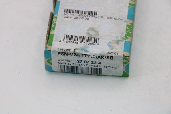 PHOENIX CONTACT PSM-V24/TTY-P/AK/SB 2787224 Schnittstellenkonverter