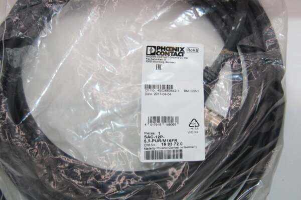 PHOENIX-CONTACT SAC-12P-5,0-PUR/M16FR 1693720 Stammleitung