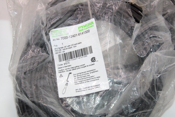 MURR Elektronik 7000-12421-6141500 Sensorkabel (3 Stück)