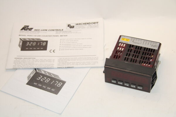 WACHENDORF PAXC-1/8 DIN COUNTER PANEL METER