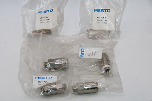 FESTO KD3-1/8-A 2142 Kupplungsdose 6 Stück