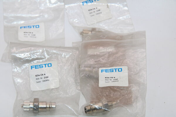 FESTO KS4-CK-4 2150 Kupplungsstecker 5 Stück
