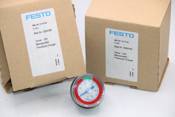 FESTO MAP-40-10-R1/8-E-RG 525725 Manometer 2 Stück