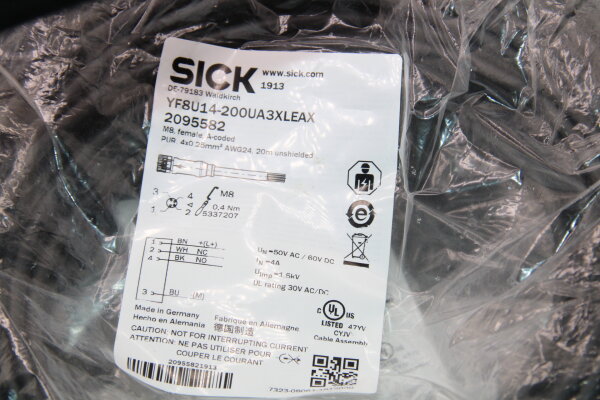 SICK YF8U14-200UA3XLEAX 2095582 Verbindungskabel