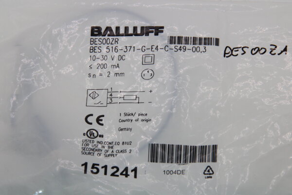 BALLUFF BES 516-371-G-E4-C-S49-00,3 151241 Induktiver Sensor