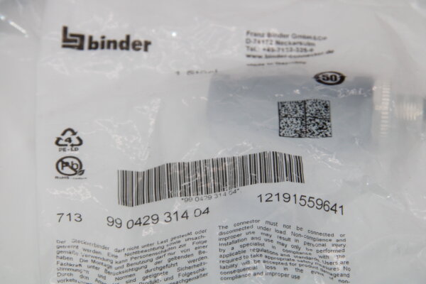 BINDER 71399042931404 Steckverbinder 4 Stück