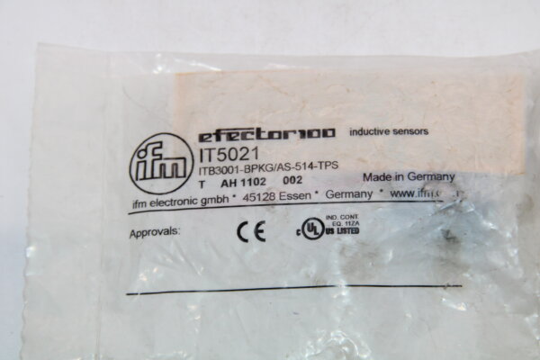 IFM IT5021 ITB3001-BPKG/AS-514-TPS Induktiver-Sensor