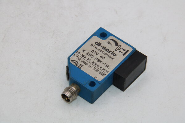 DI-SORIC OTV40K200P3K-TSL Reflexions-Lichttaster used