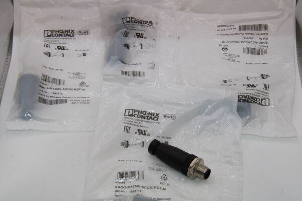 PHOENIX-CONTACT SACC-M12MS-5CON-PG7-M 1663116 Steckverbinder (5 Stück)