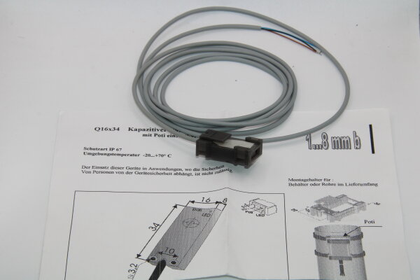 Trefzer-Sensoren US-33x19-K40/41-PNS-K programmiert 40-41mm Sensor