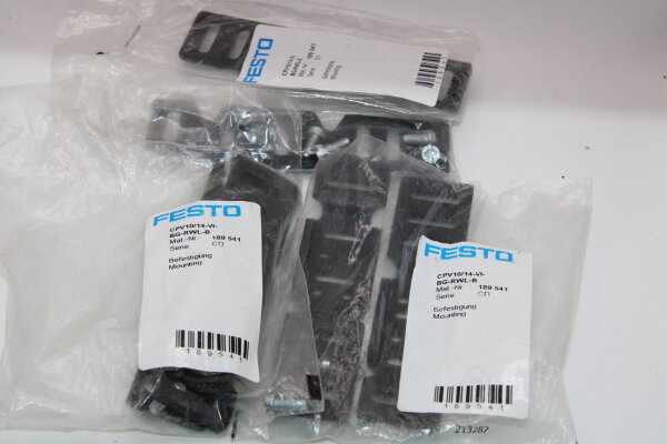 FESTO CPV10/14-VI-BG-RWL-B 189541 Befestigung 3 Stück
