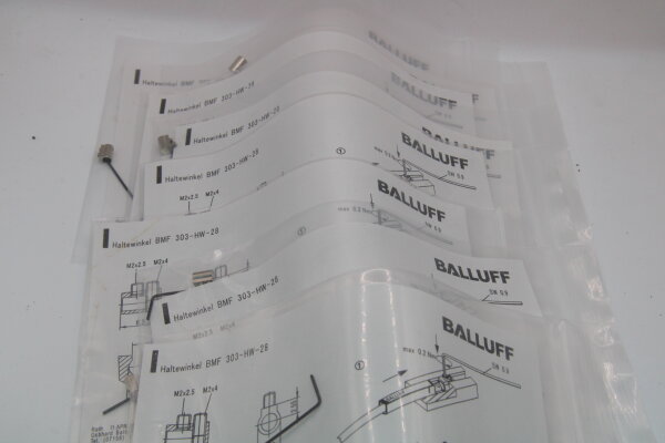 BALLUFF BAM00KZ BMF303-HW-28 BMF Haltewinkel 8 Stück