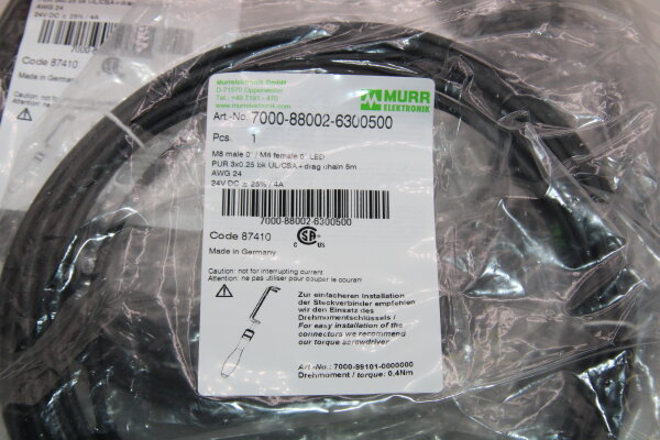 MURRELEKTRONIK 7000-88002-6300500 Sensorkabel 7 Stück